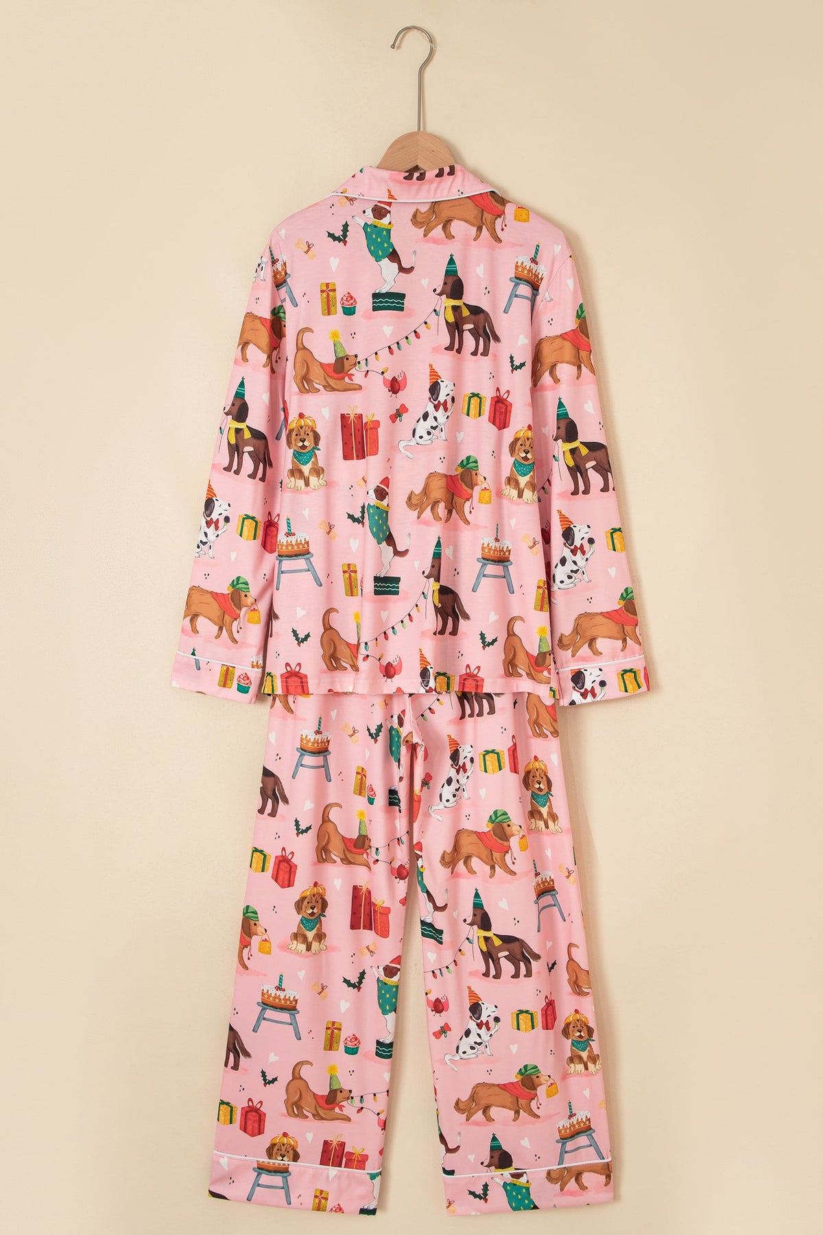 Pink Abstract Dog Lounge Set