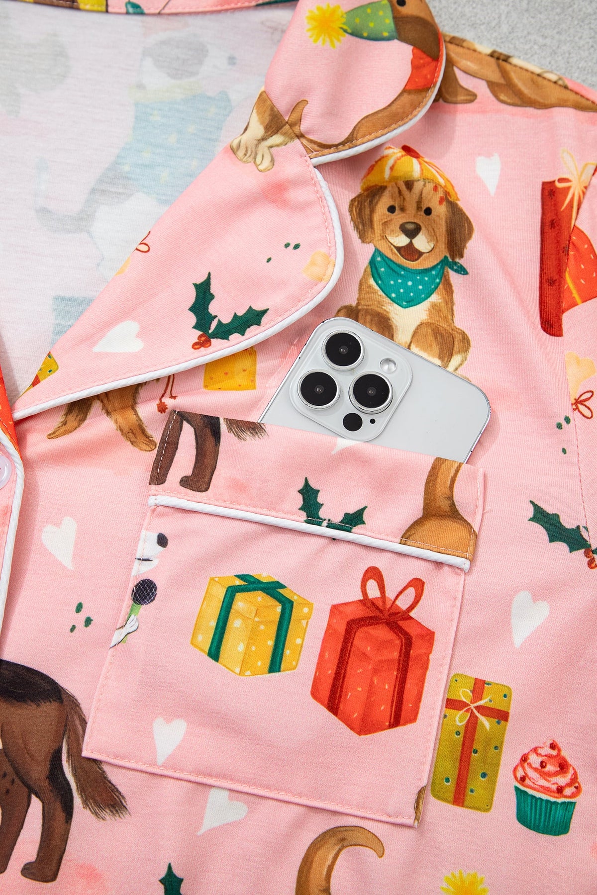 Pink Abstract Dog Lounge Set