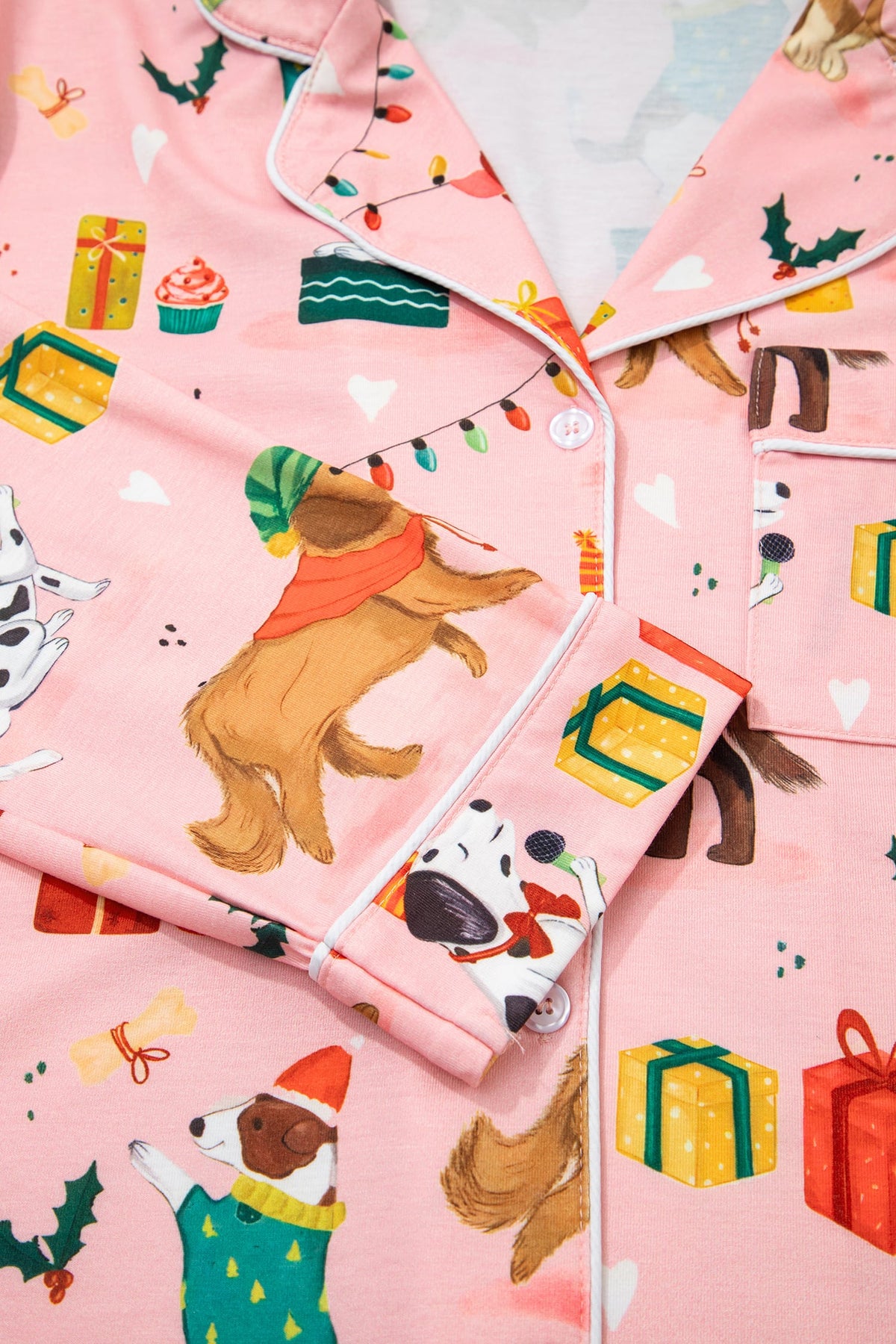 Pink Abstract Dog Lounge Set