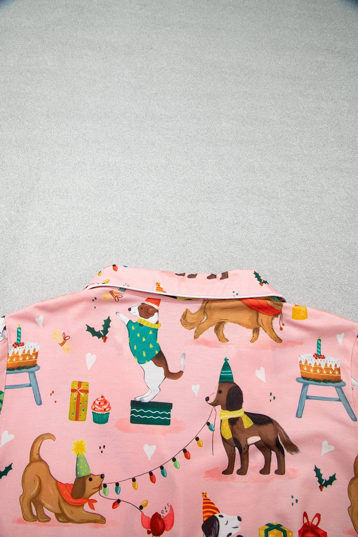 Pink Abstract Dog Lounge Set