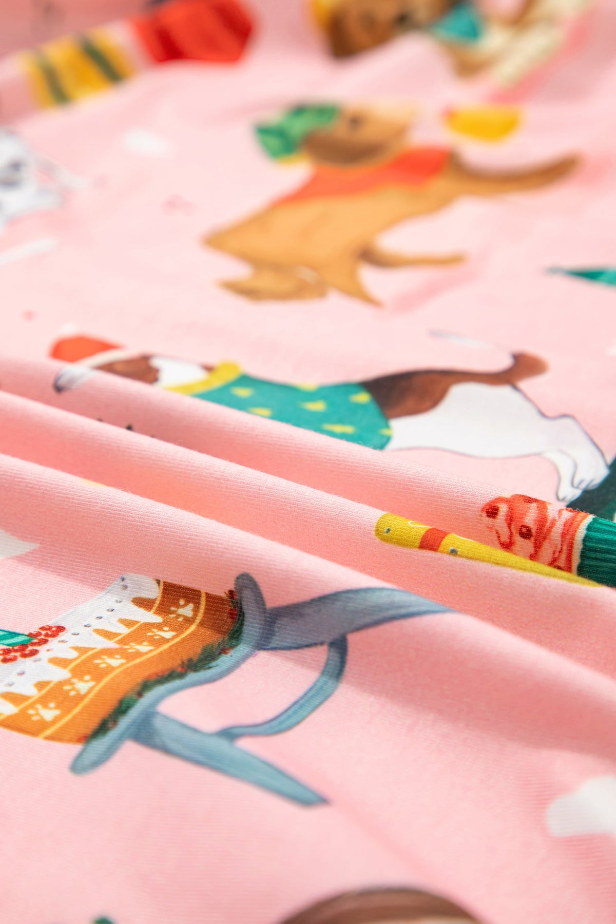 Pink Abstract Dog Lounge Set