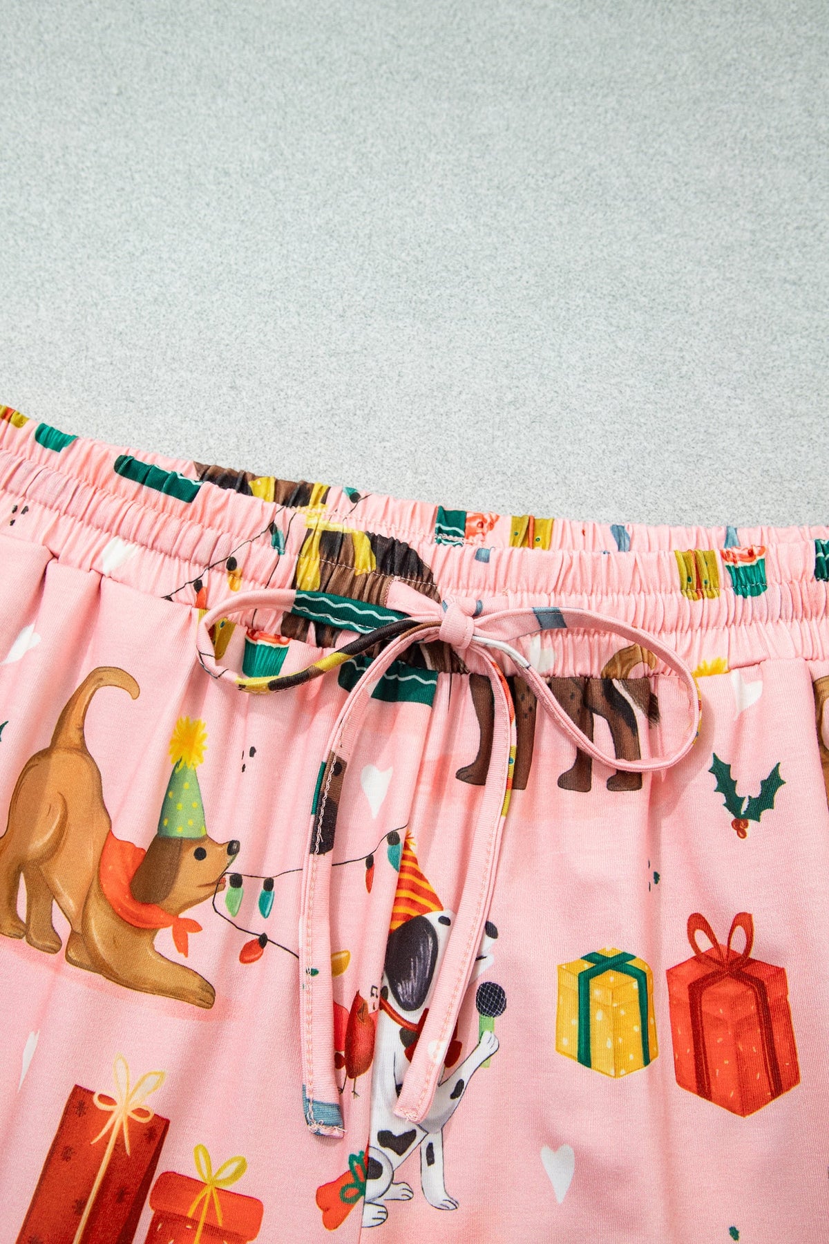 Pink Abstract Dog Lounge Set