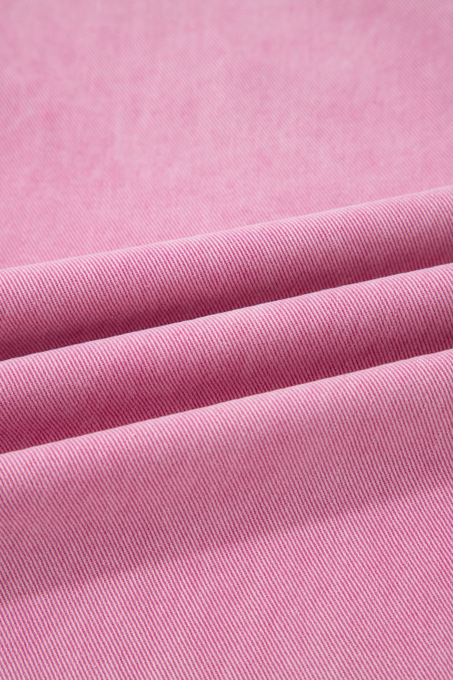 Pink Beaded Side Detail Split Loose Jeans
