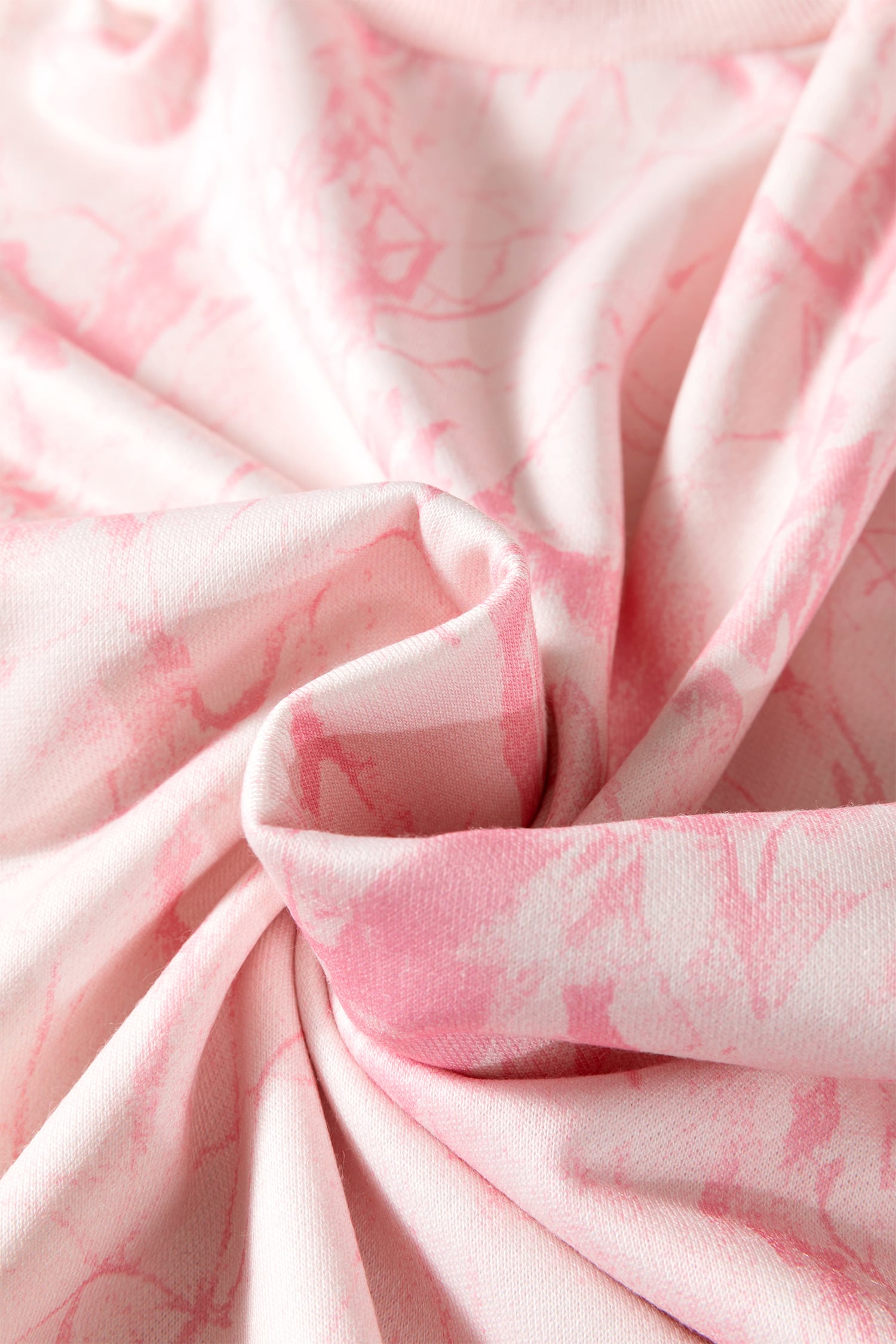 Pink Camo Print Jogger Pants Set
