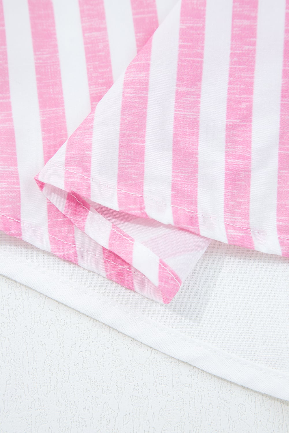 Pink Leopard Striped Western Casual Shirt