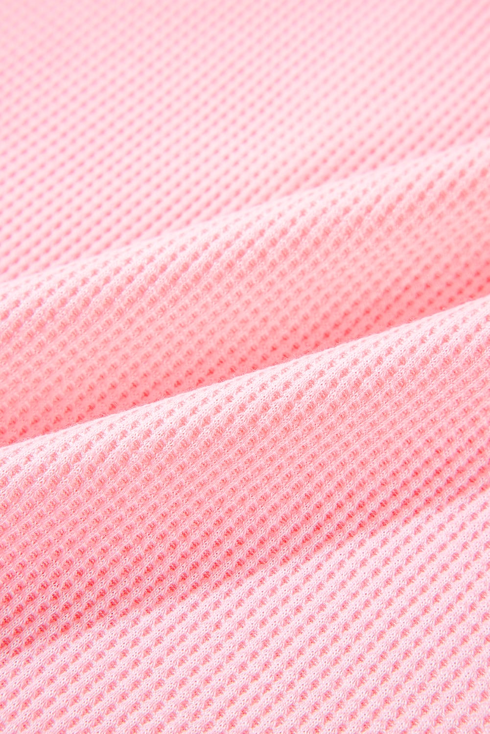 Pink Plus Size Ribbed Exposed Seam Tee and Shorts Set