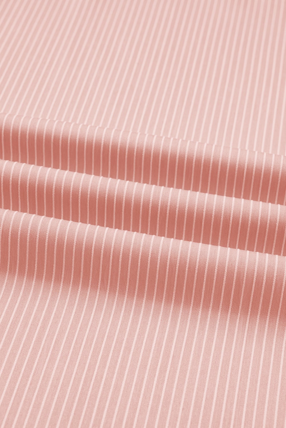 Pink Stripe Drawstring Plus Size Loose Pants