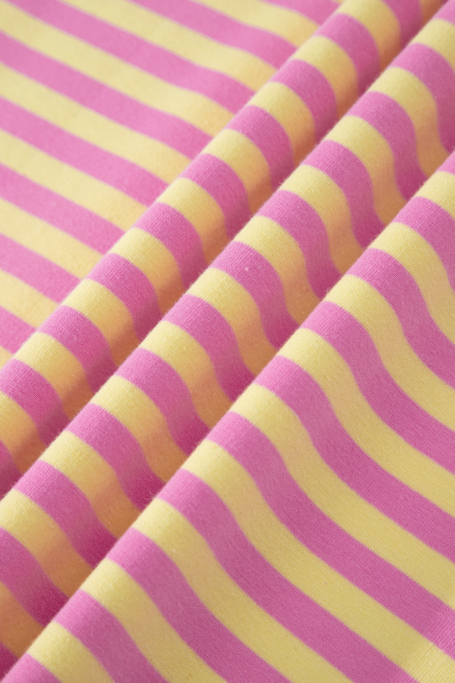 Pink Stripe Relaxed Short Sleeve Top Elastic Waist Drawstring Skort 2pcs Set