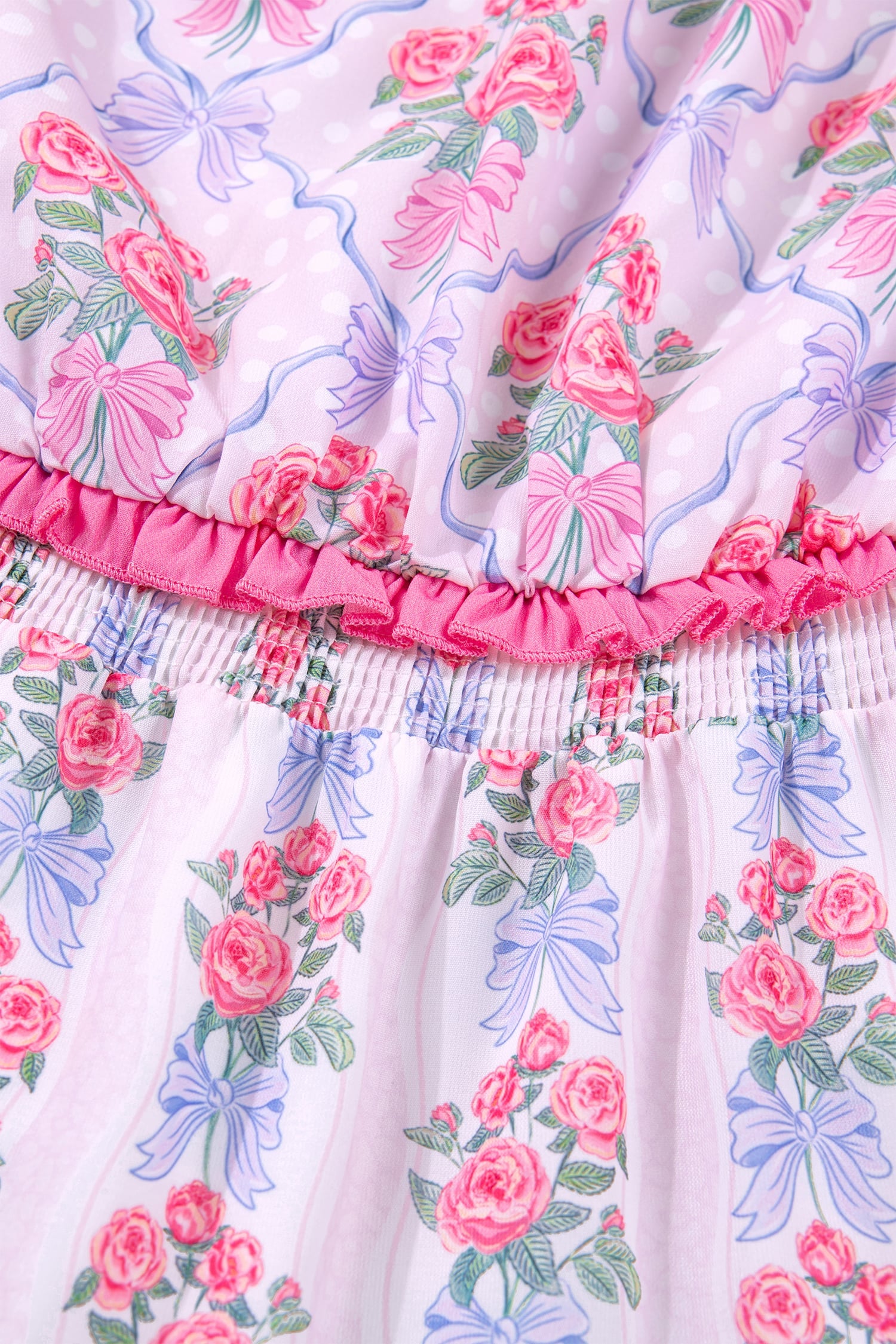 Purple Tiered Ruffles Sleeveless Summer Floral Dress