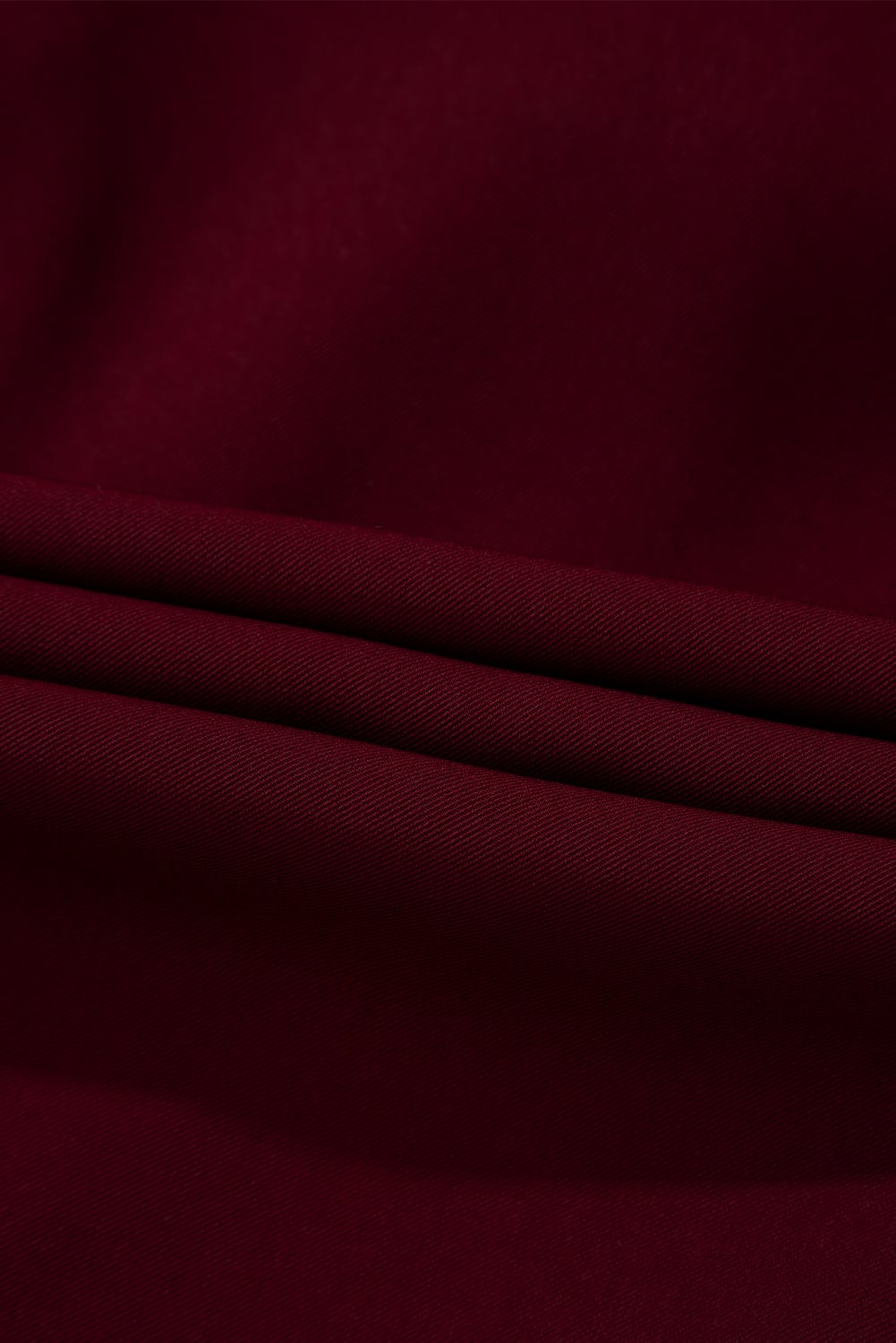 Red Dahlia Collar Tab Sleeve Zip Up Flap Detail Jacket
