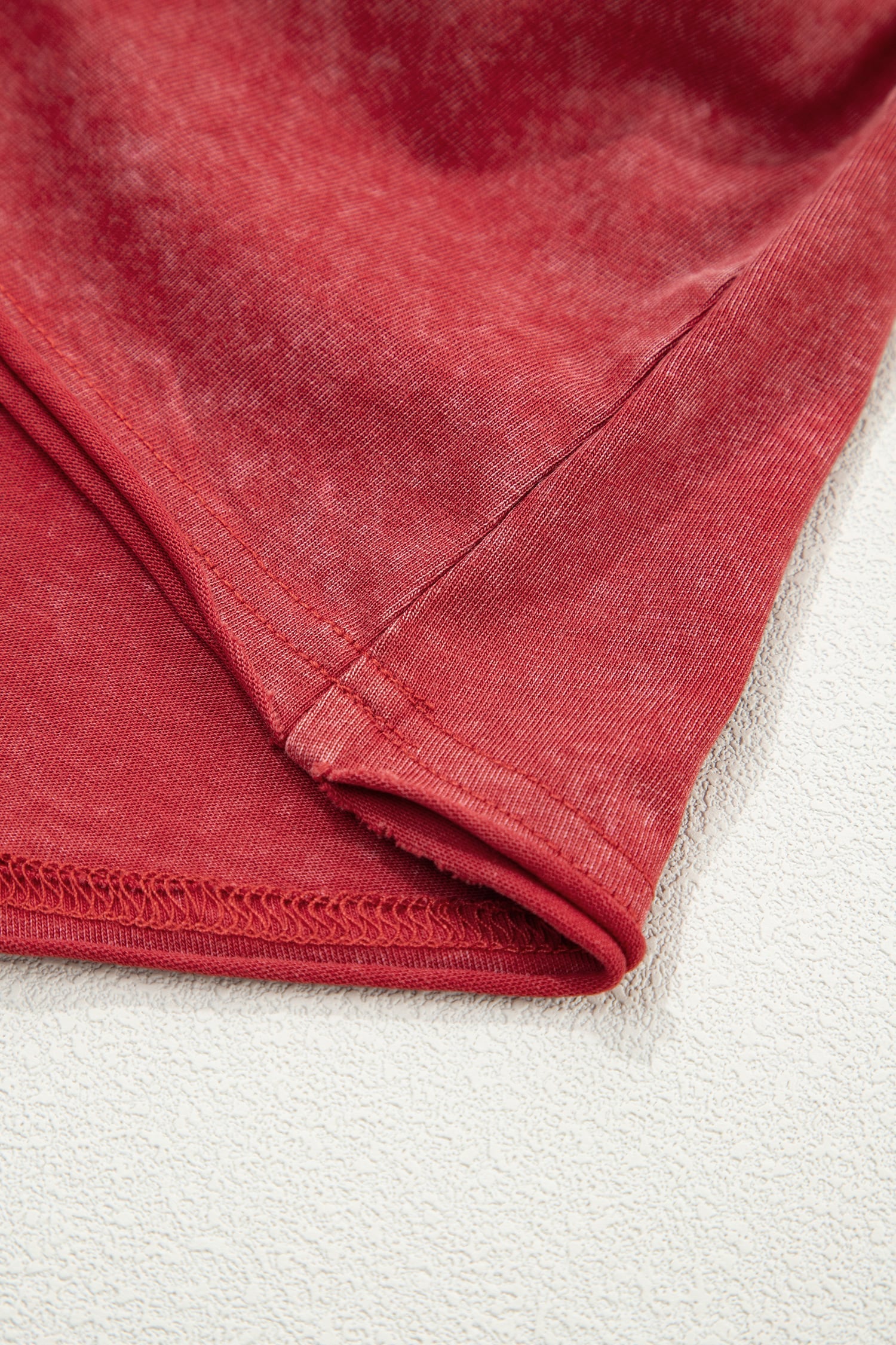 Red Dahlia Mineral Wash V Neck Tank Top