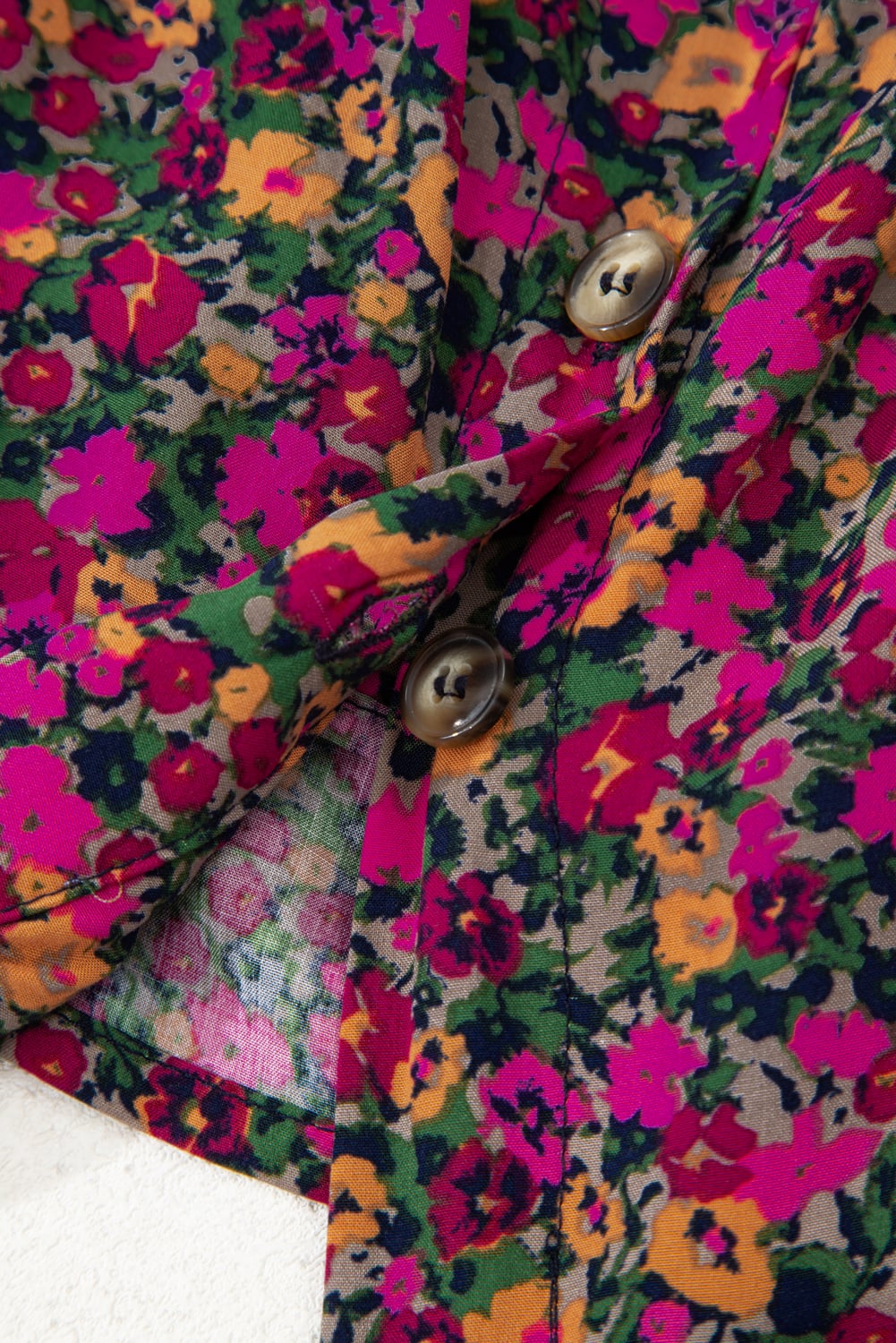 Rose Boho Frilled Straps Floral Tank Top