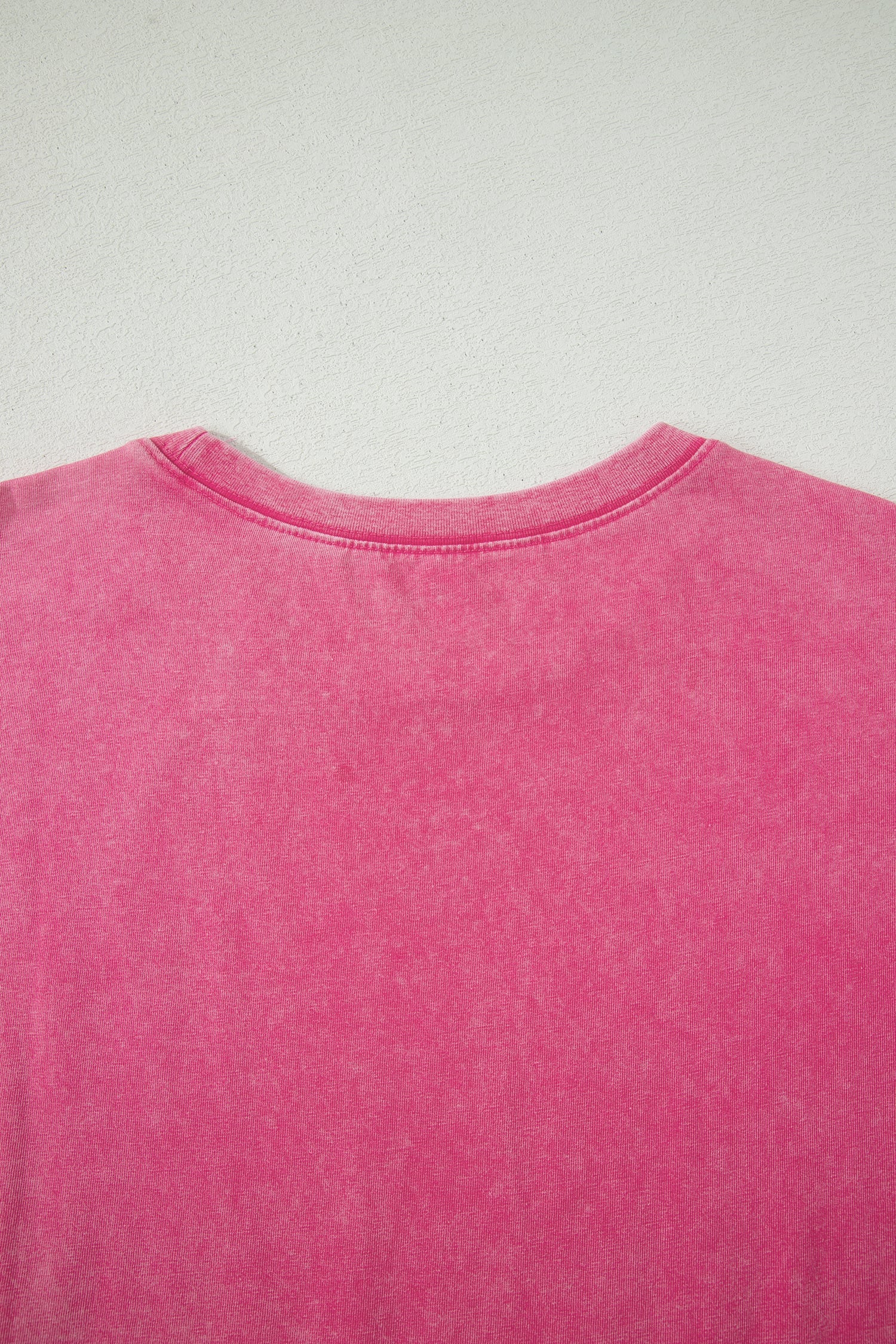 Rose Red Mineral Washed Oversized Tee