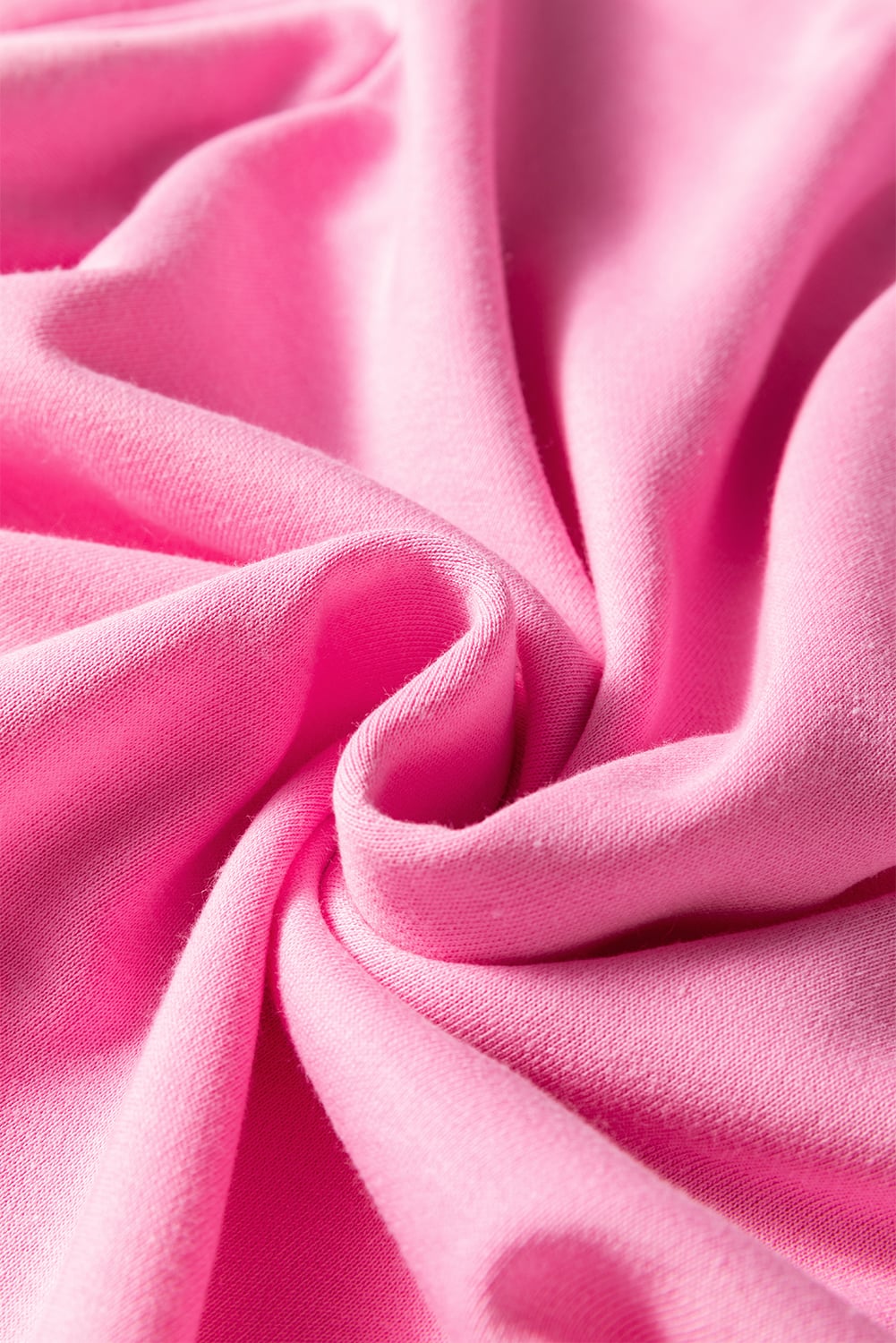 Sachet Pink Girly Bow Embroidered Detail Puff Sleeve Pullover 2pcs Short Set