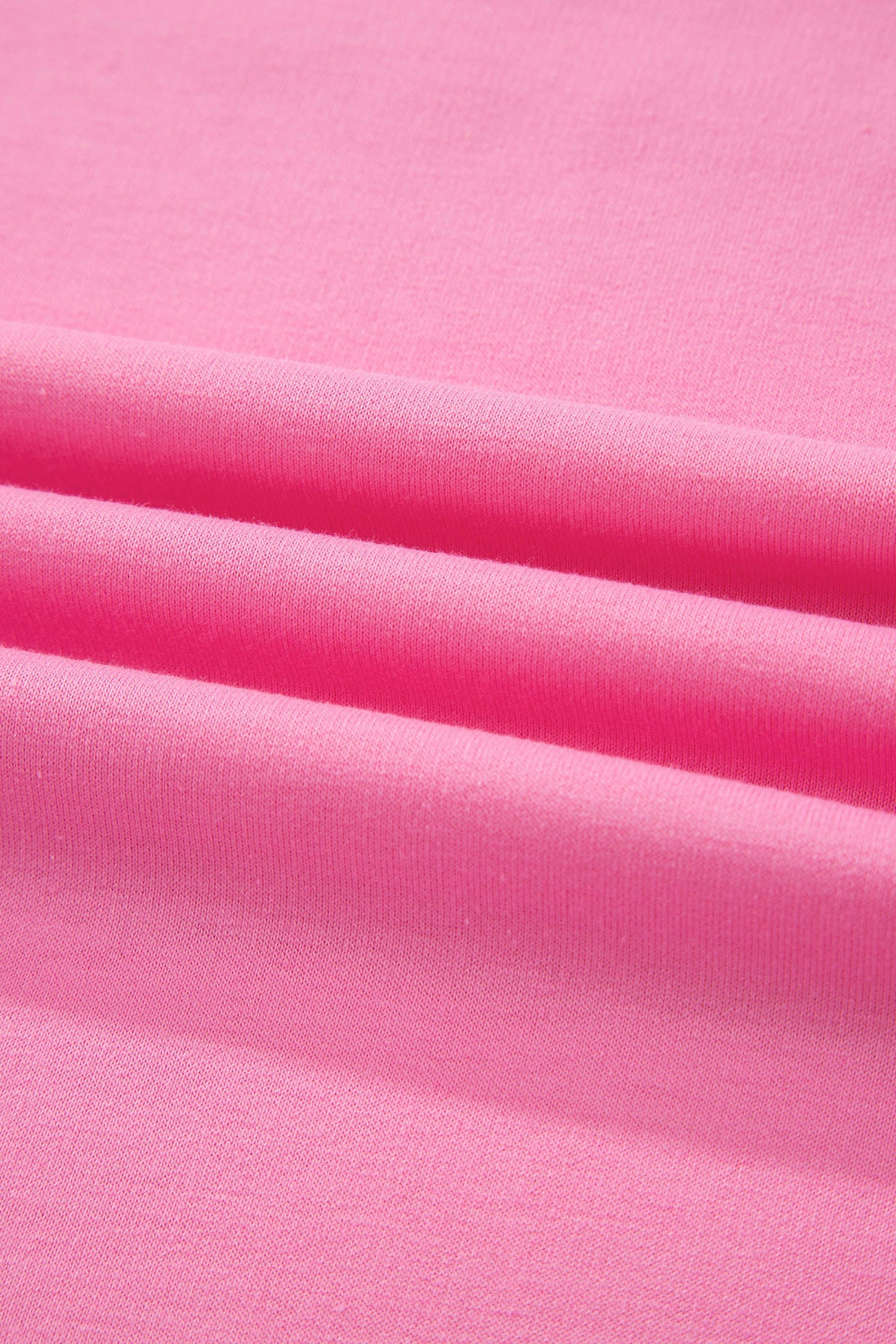 Sachet Pink V Neck Short Sleeve Top Drawstring Shorts 2pcs Set