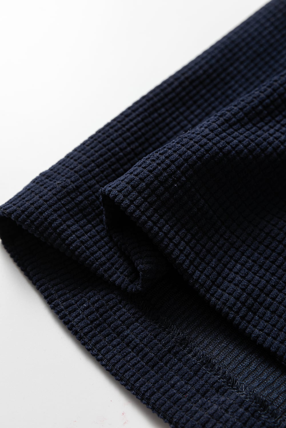 Sail Blue 2 in 1 Thermal Knit Textured Hooded Jacket
