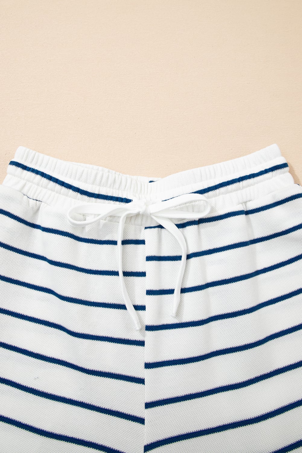 Sail Blue Casual Wide Leg 2pcs Pants Set
