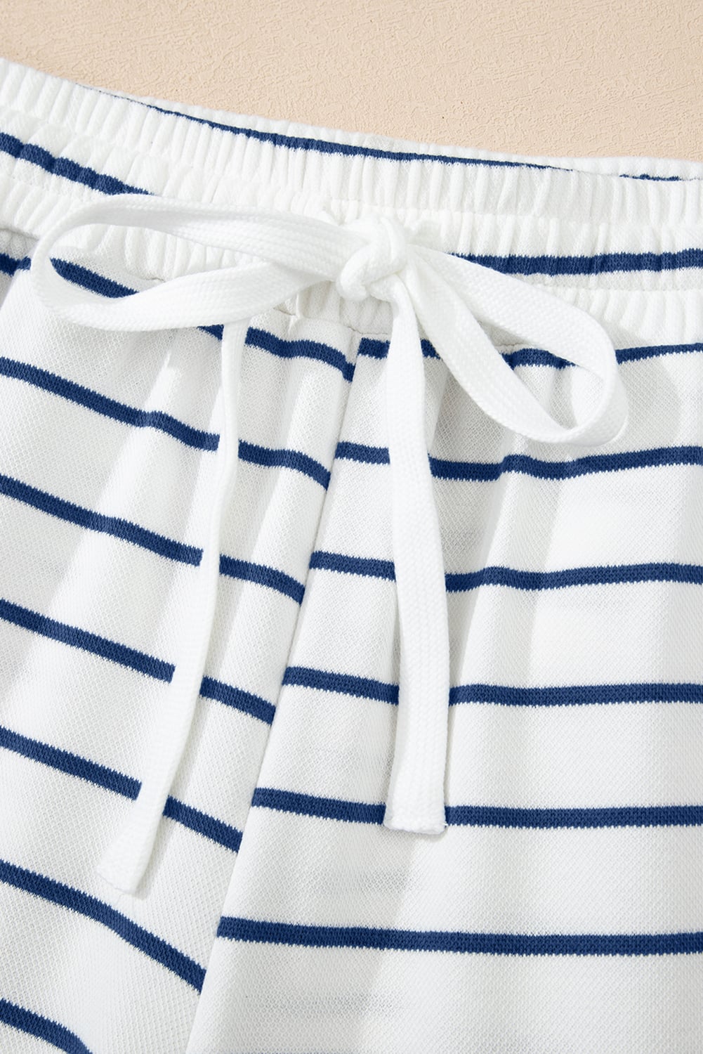 Sail Blue Casual Wide Leg 2pcs Pants Set