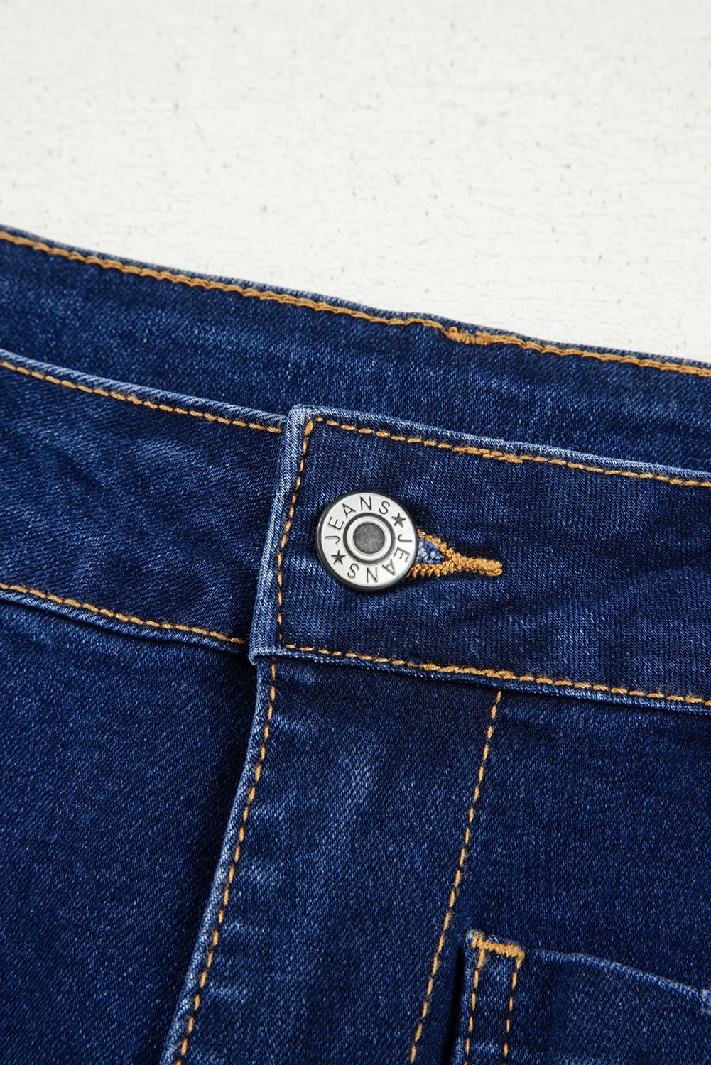 Sail Blue Mimimalist Patch Pocket Womens Shift Jeans