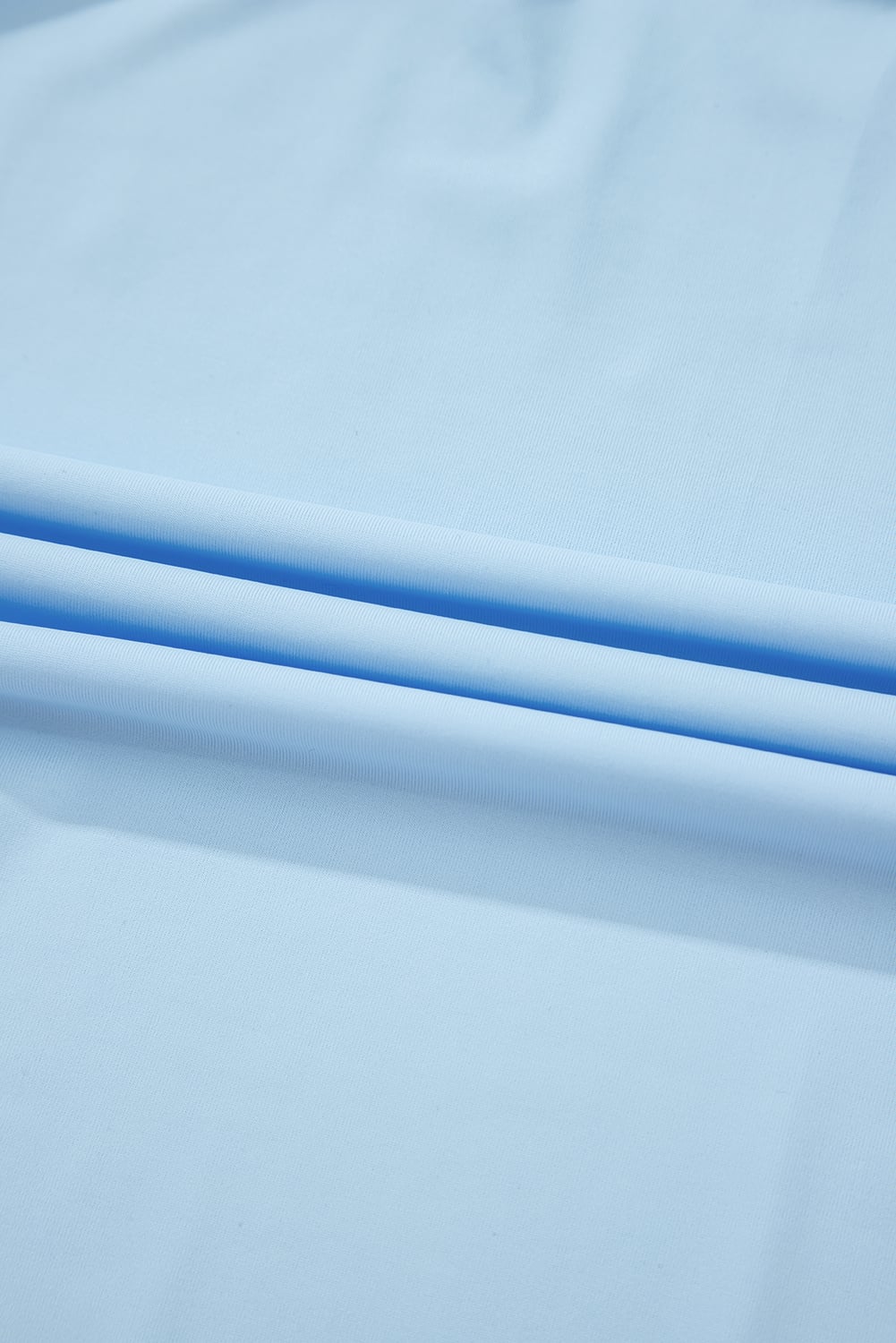Sky Blue Drawstring Elastic Waistband Lined Tennis Skorts