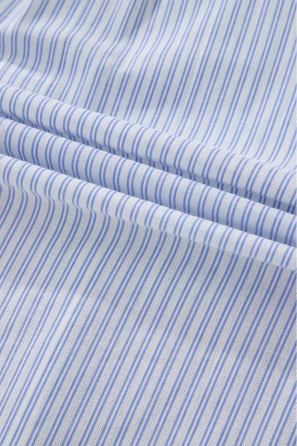 Sky Blue Stripe Striped Buttoned up Long Sleeve Shirt