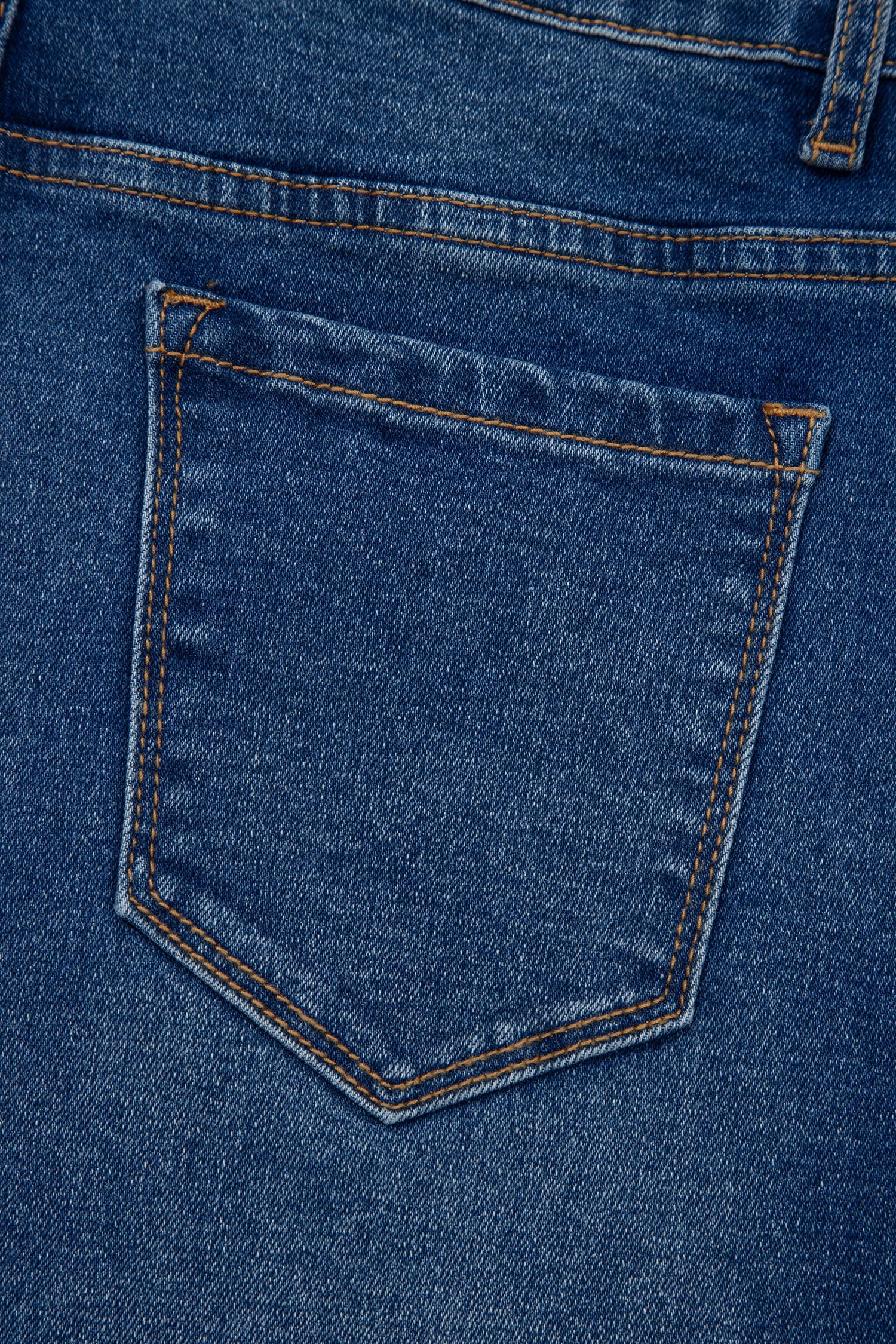 Sky Blue Tailored Seam Detail Womens Shift Jeans