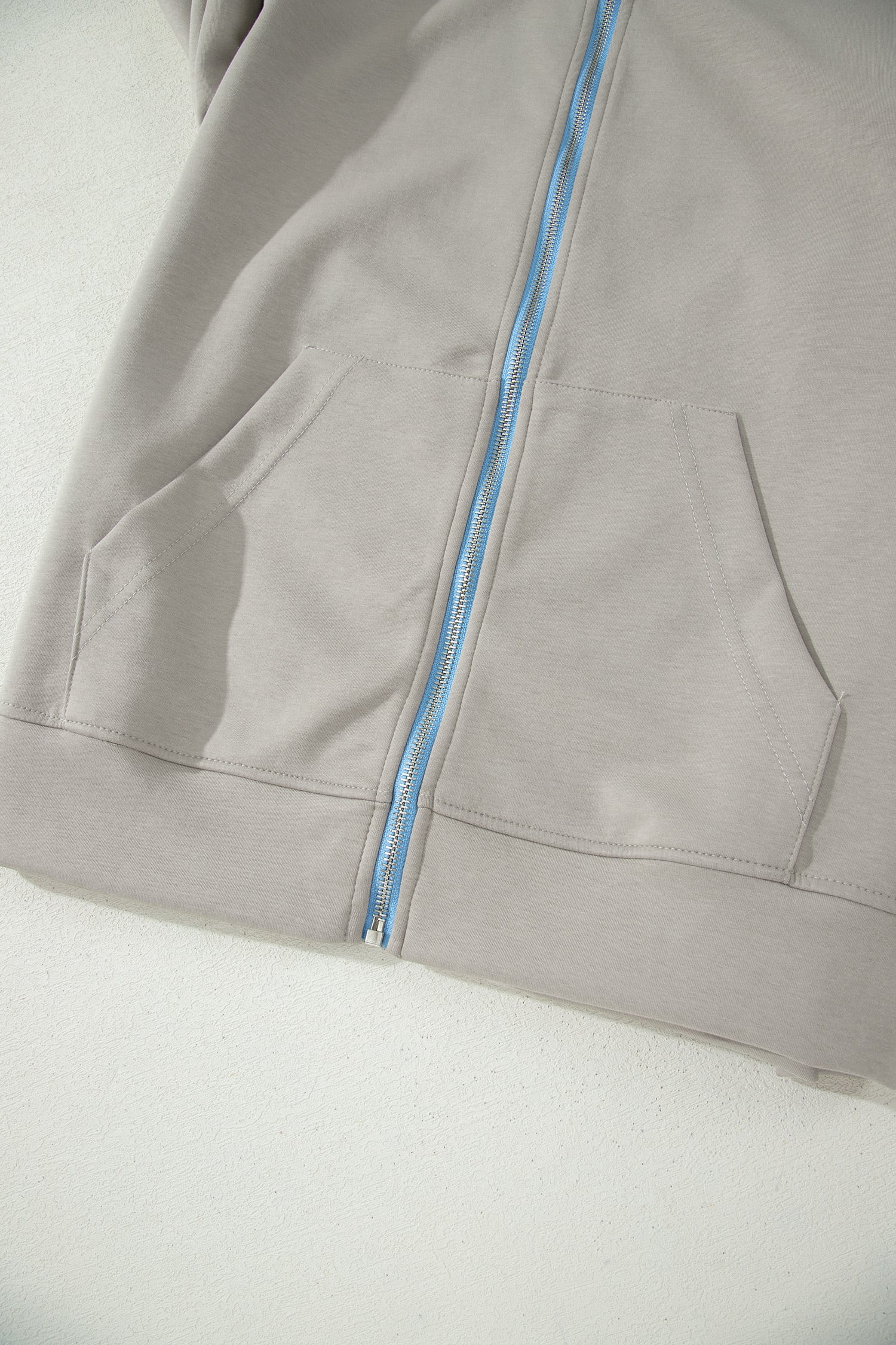 Smoke Green Contrast Trim Zip Up Sporty Jacket Drawstring Mini Skort 2pcs Set