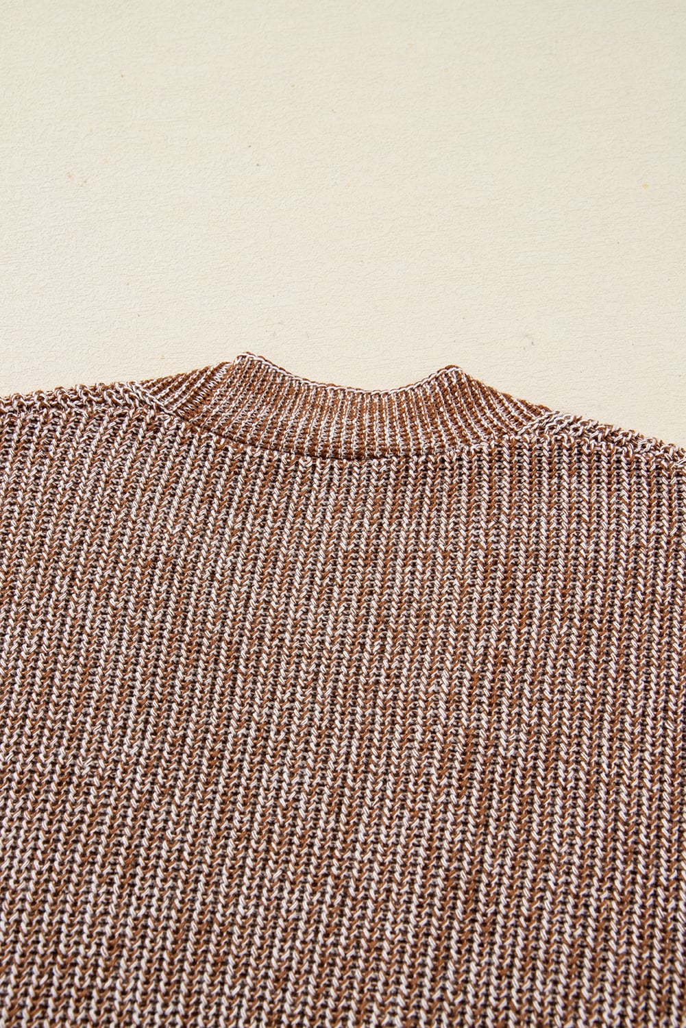 Straw Yellow Solid Open Knit Cardigan with Pockets