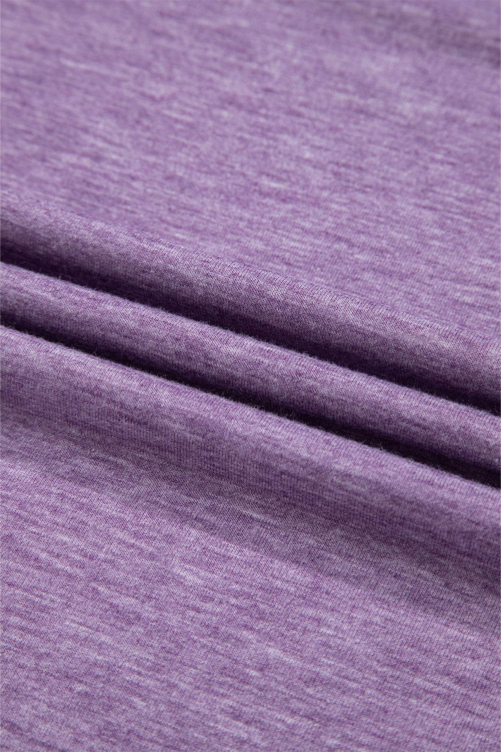 Tillandsia Purple Contrast Print Striped Raglan Long Sleeve Loose Top