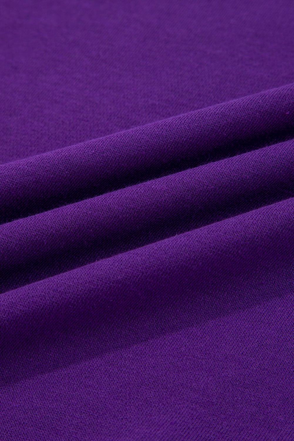 Tillandsia Purple Varsity Stripe Detail Drop Shoulder Pullover Mini Skort Set