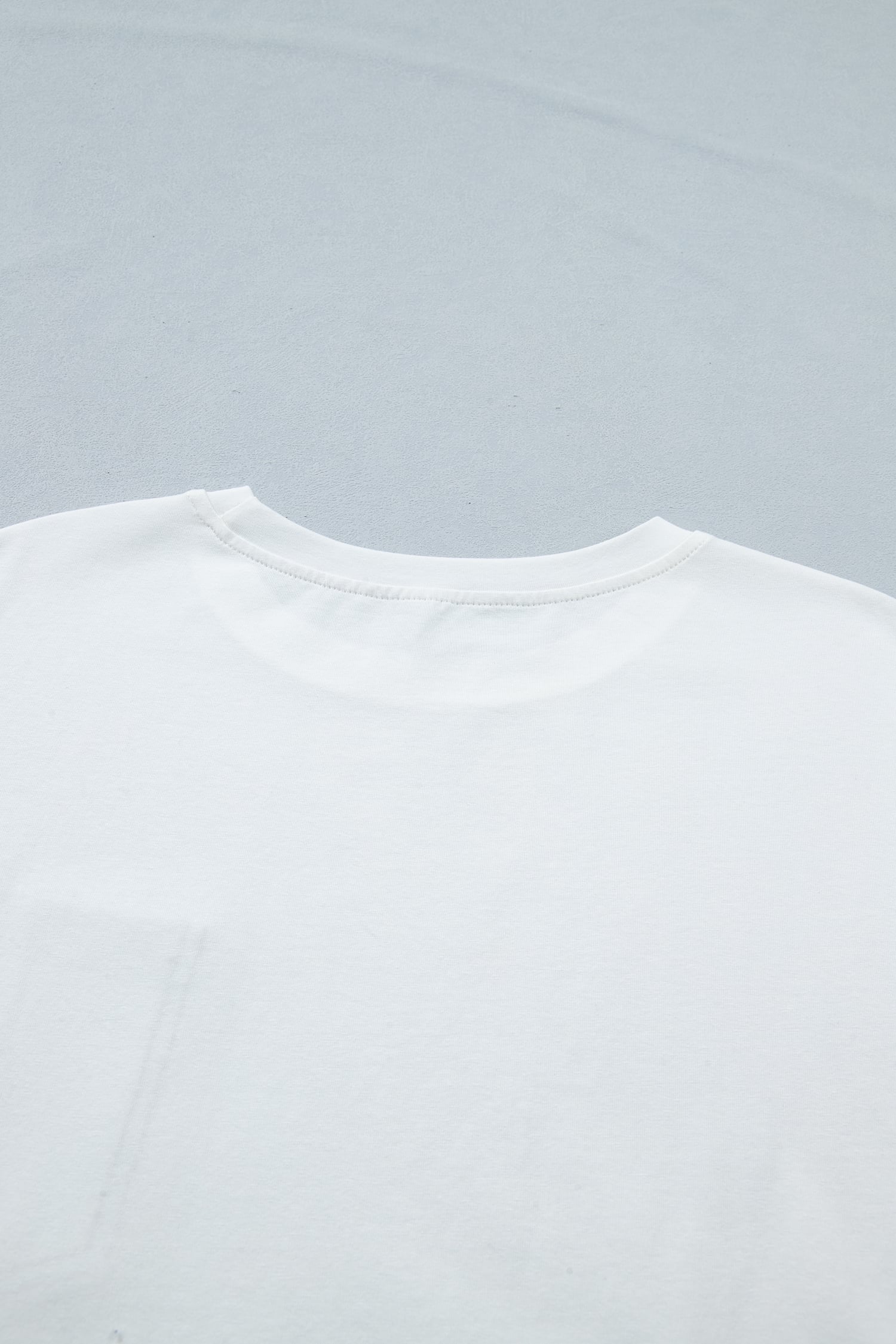 White Color Block Chest Pocket Patched Casual Short Sleeve Top