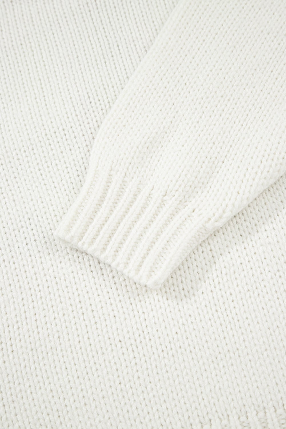 White Embroidered Bow Boots Graphic Drop Shoulder Sweater