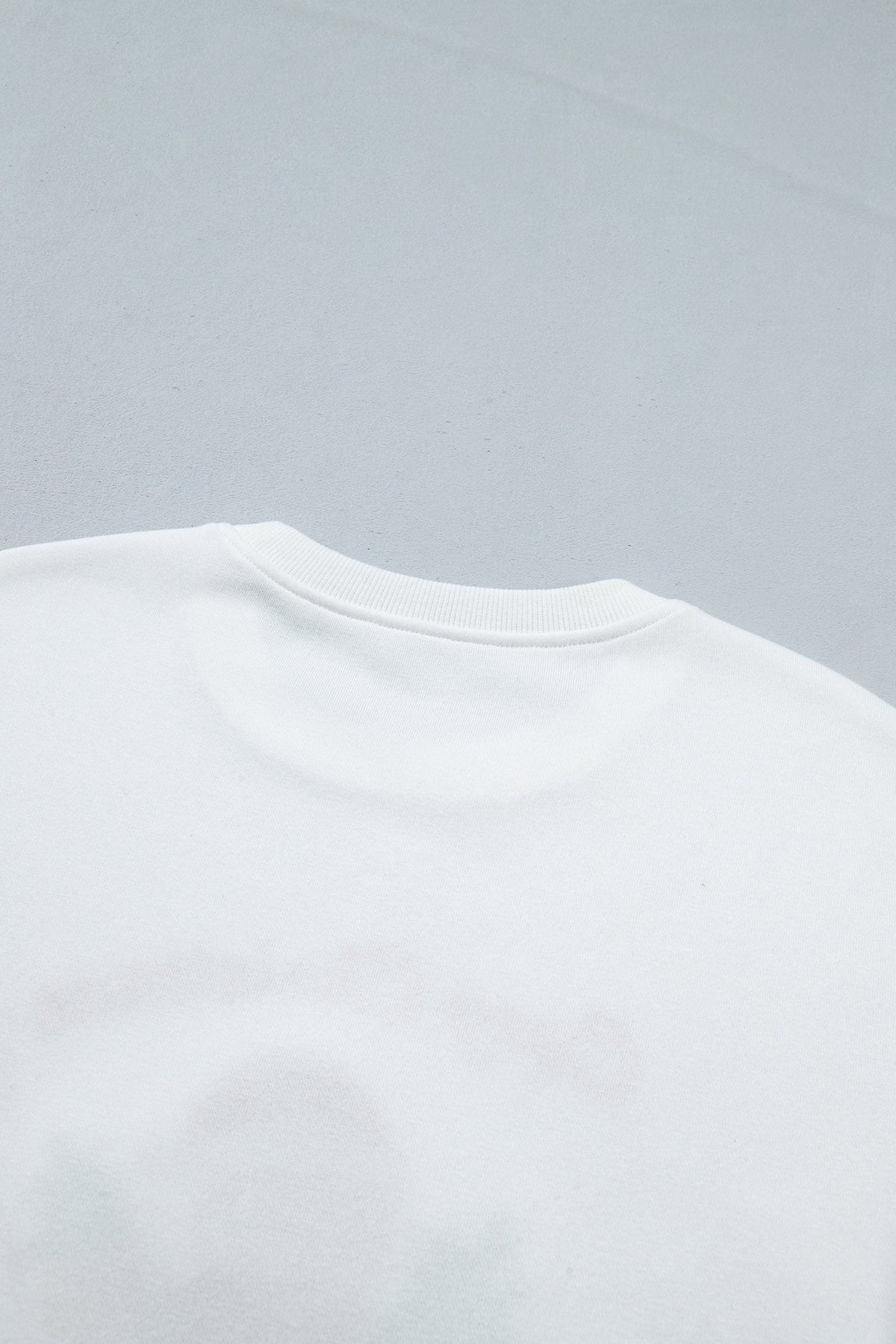 White Embroidered Gingerbread Cozy Christmas Long Sleeve Round Neck Pullover Sweatshirt