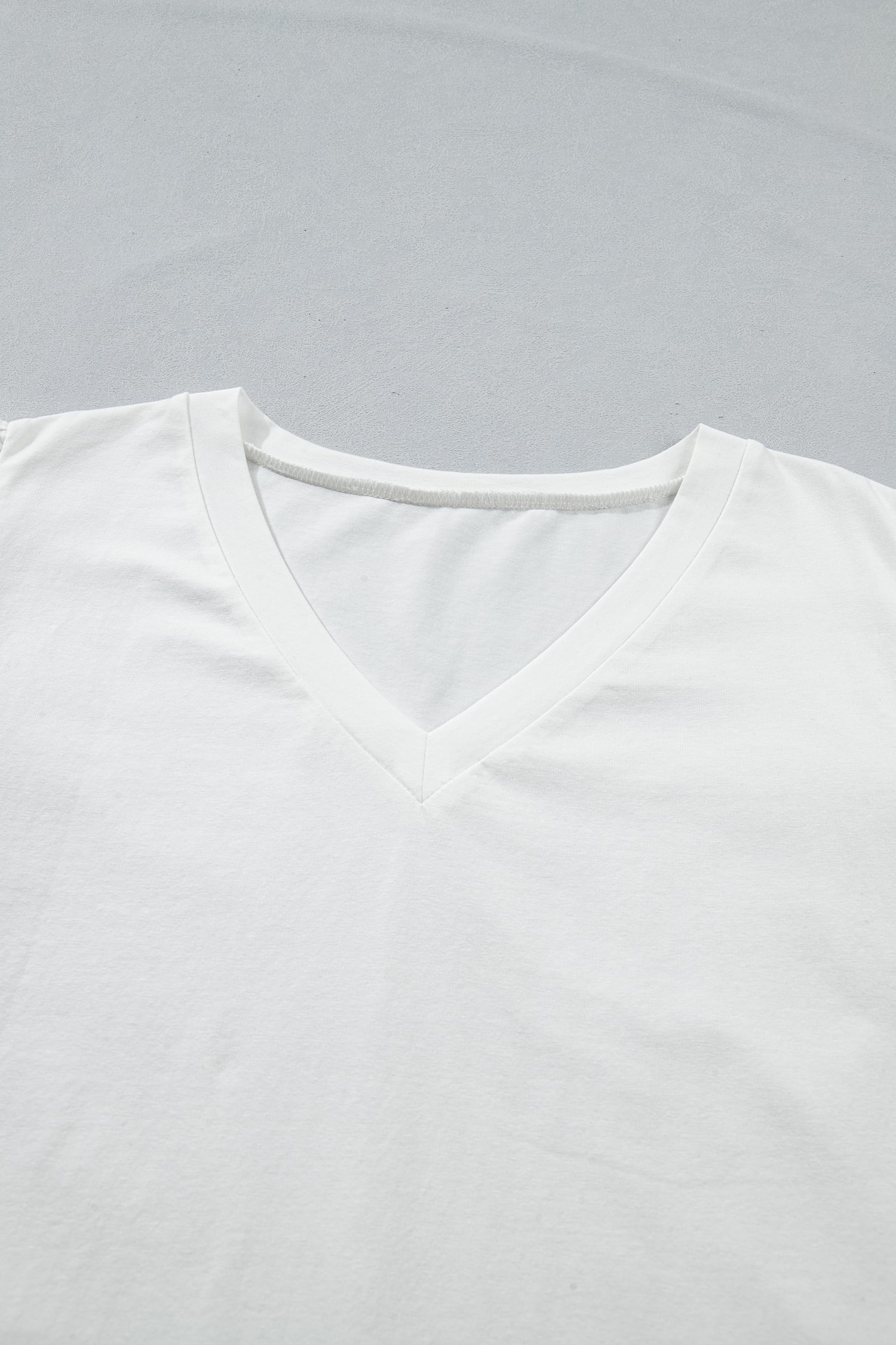 White Eyelet Crochet Splicing Short Sleeve Plus Size Tee