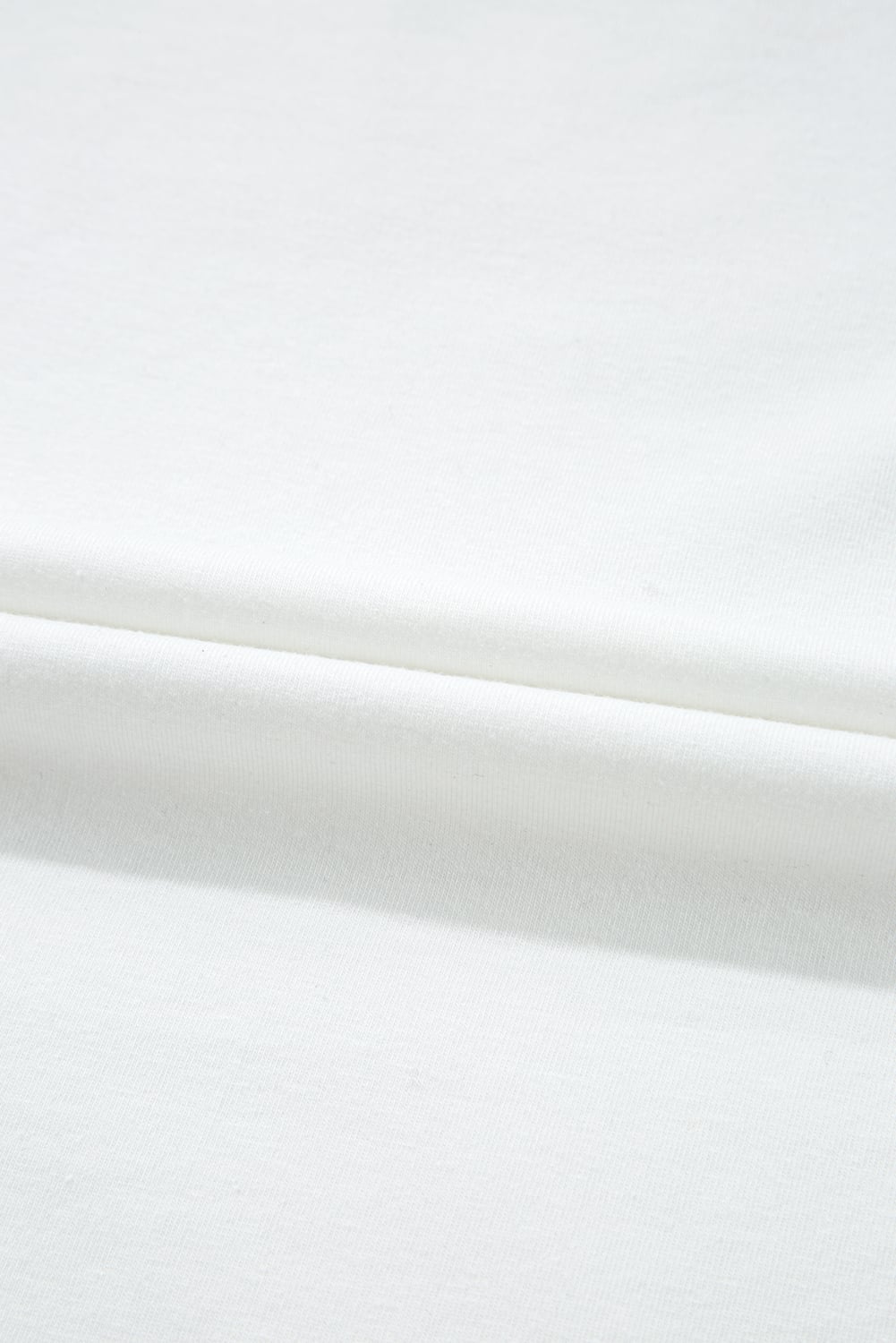 White Lace Long Sleeve Insert Drop Shoulder Tee