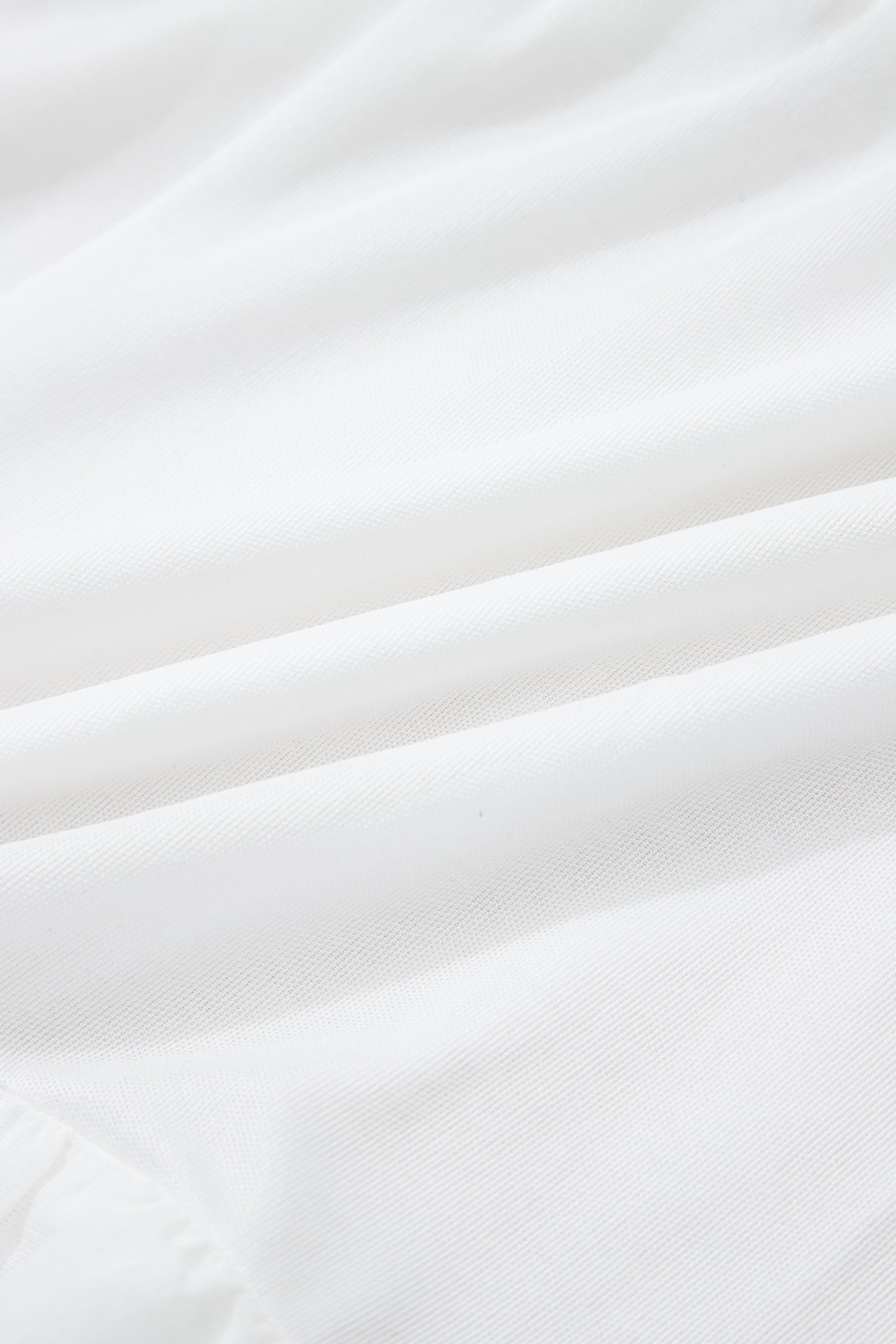 White Lace Ruffle Tiered Drawstring Elastic Waist Sweet Shorts