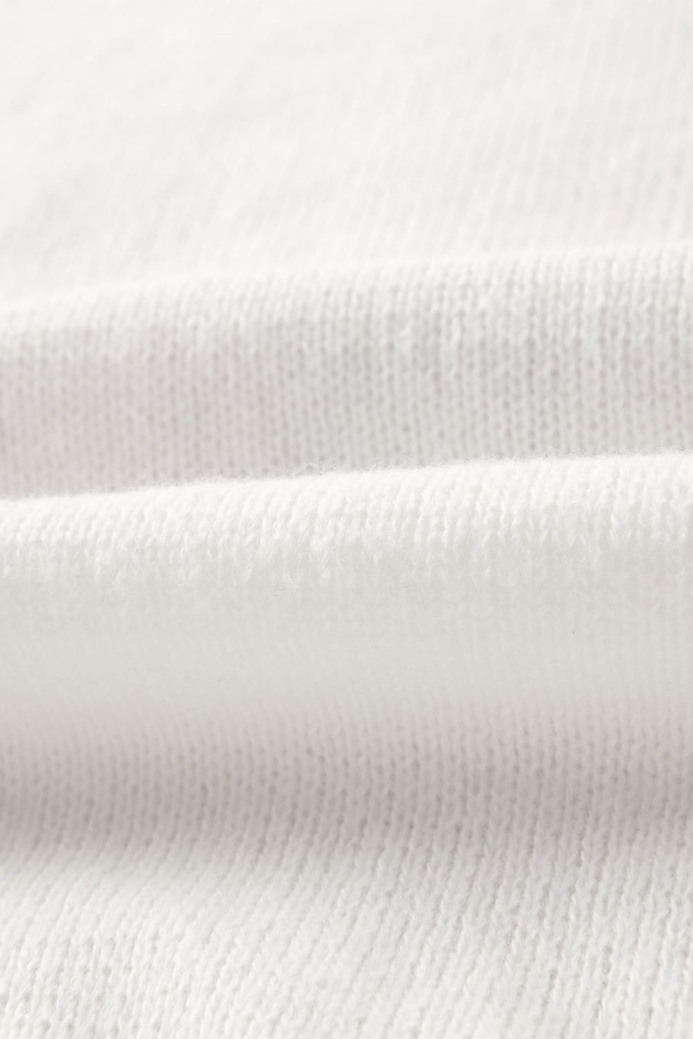 White Merry & Bright Round Neck Casual Sweater