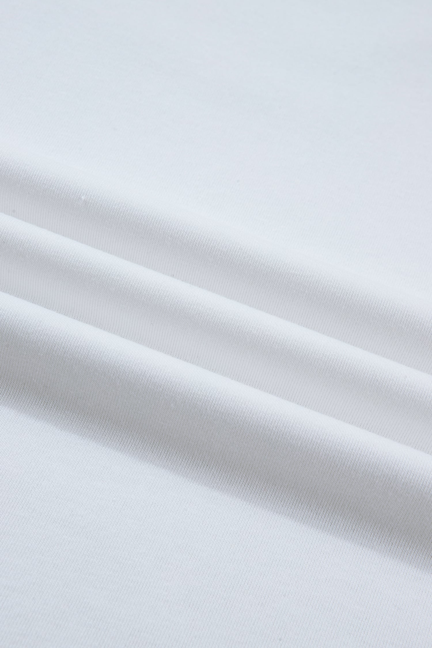 White Solid Color Dropped Shoulder Long Sleeve Top