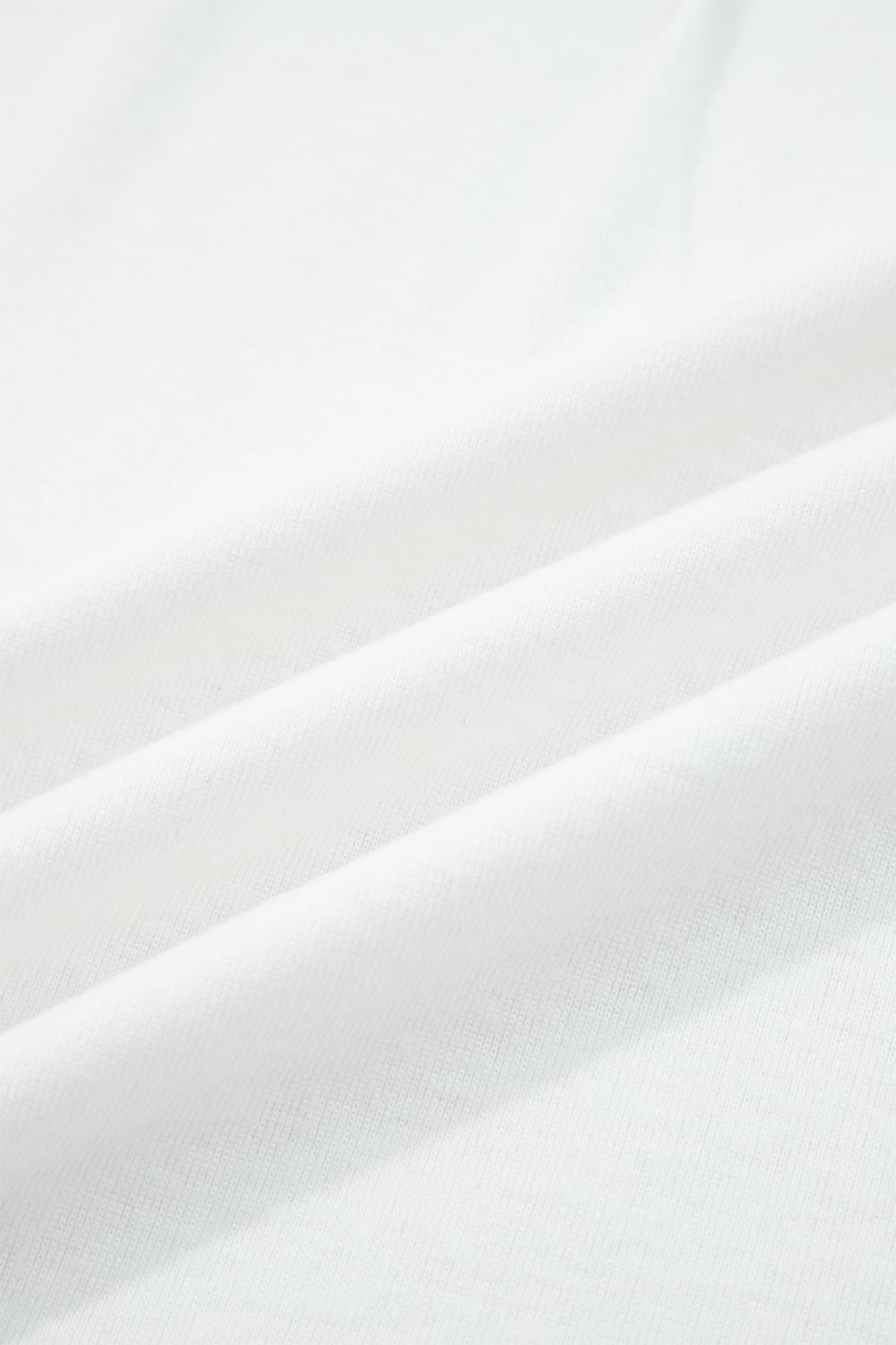 White Solid Color Seam Detail Raglan Long Sleeve Top