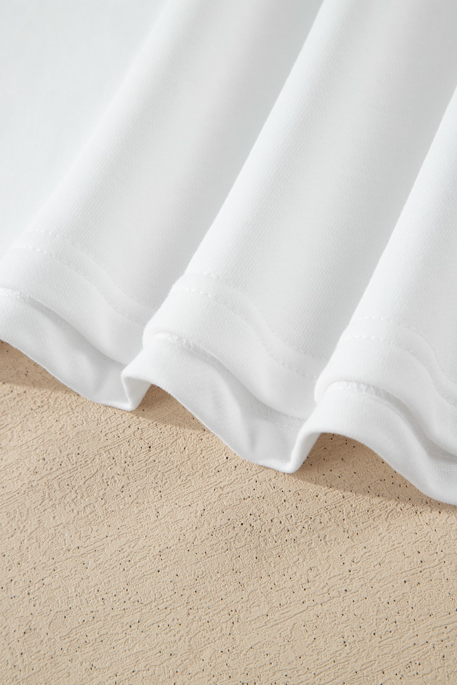 White Striped Frilled Collar Short Sleeve Blouse