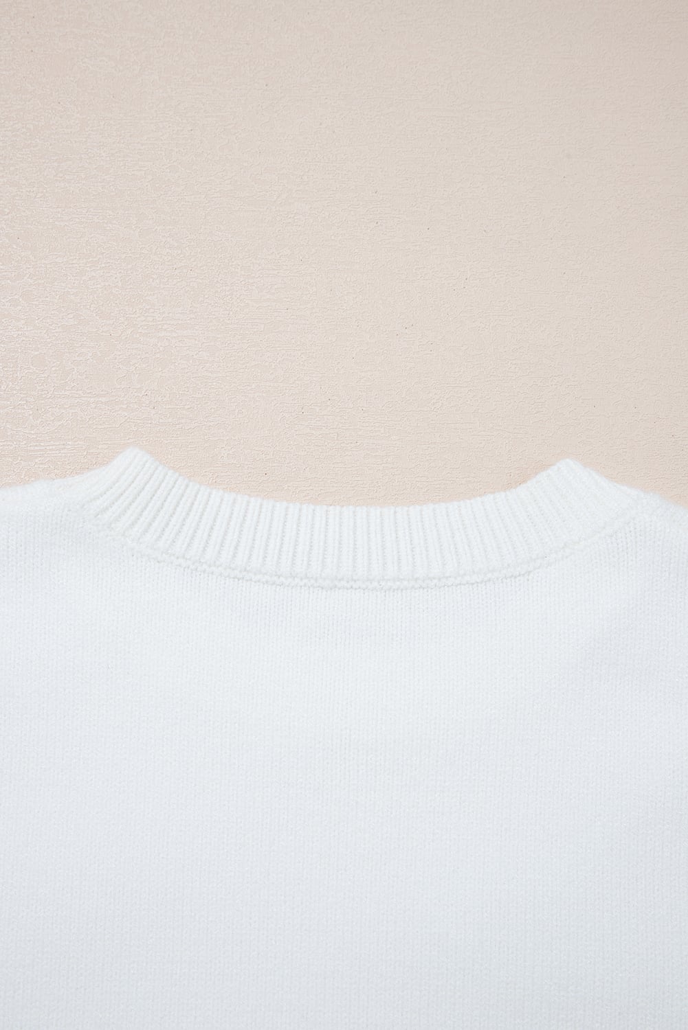 White Tinsel Western Boots Horseshoe Star Knit Crew Neck Sweater