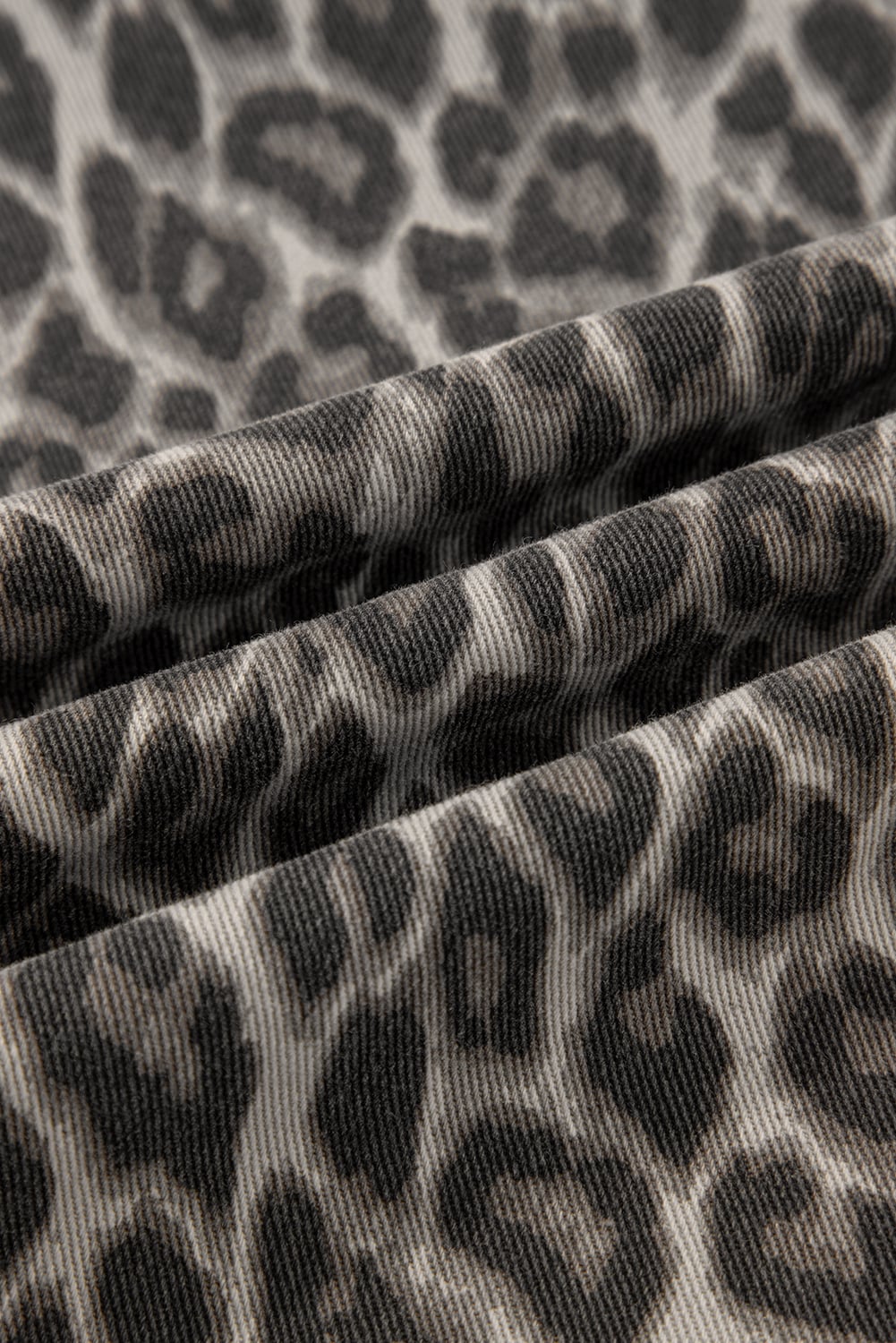 Yellow Leopard Straight Loose Leg Jeans