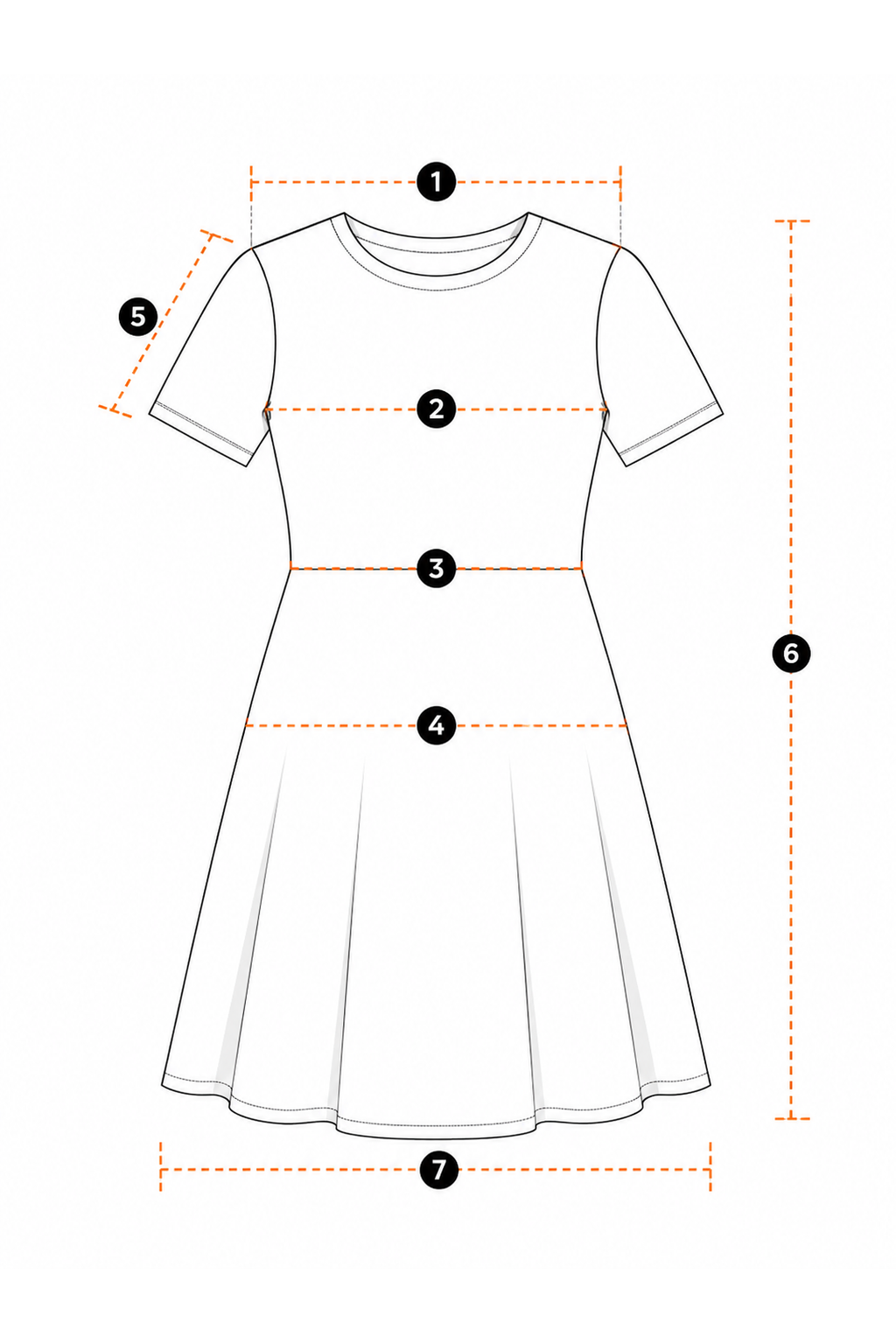 How to measure for dresses