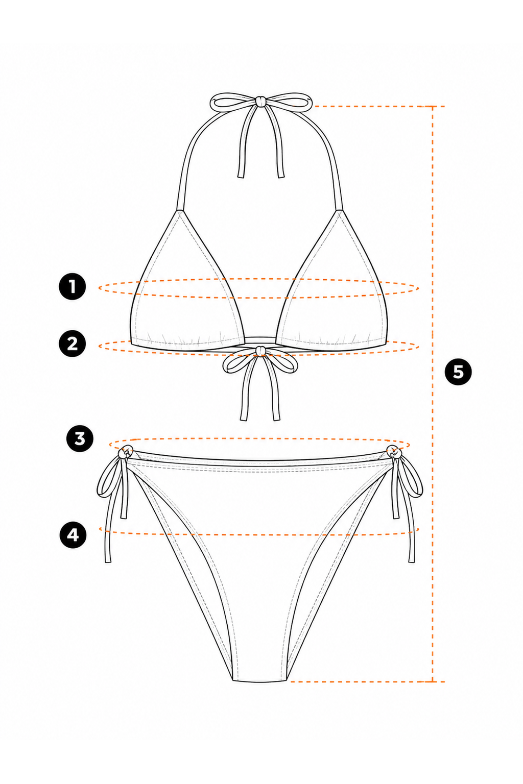 How to measure for swimwear